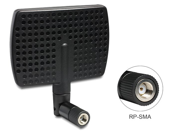Delock Wlan 802.11 Ac/A/B/G/N Antena Rp-Sma Macho 5 ~ 7 Dbi Direktional