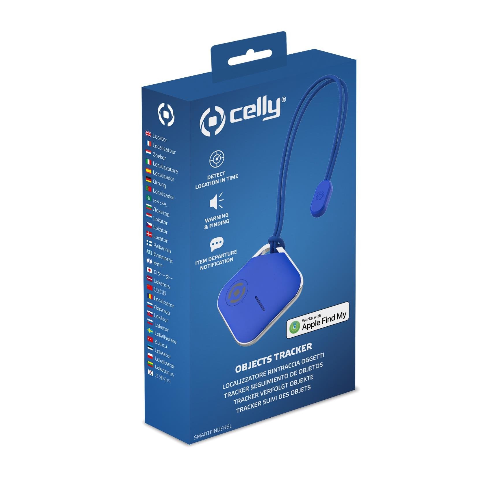 Celly Smartfinderbl Localizador De Llaves Azul Smart Tag Finder Azul