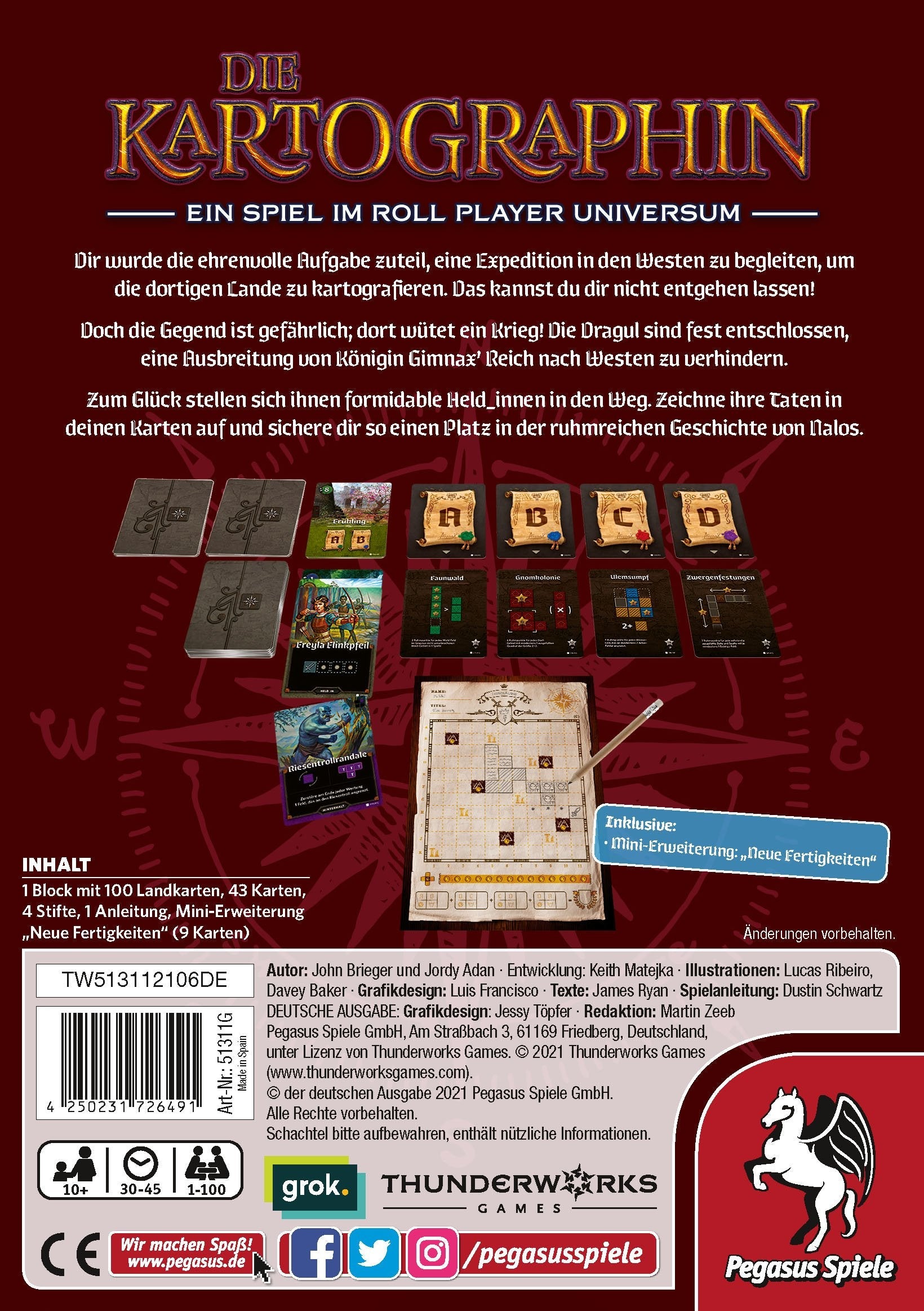 Pegaso El Cardógrafo, Juego De Mesa 51311g