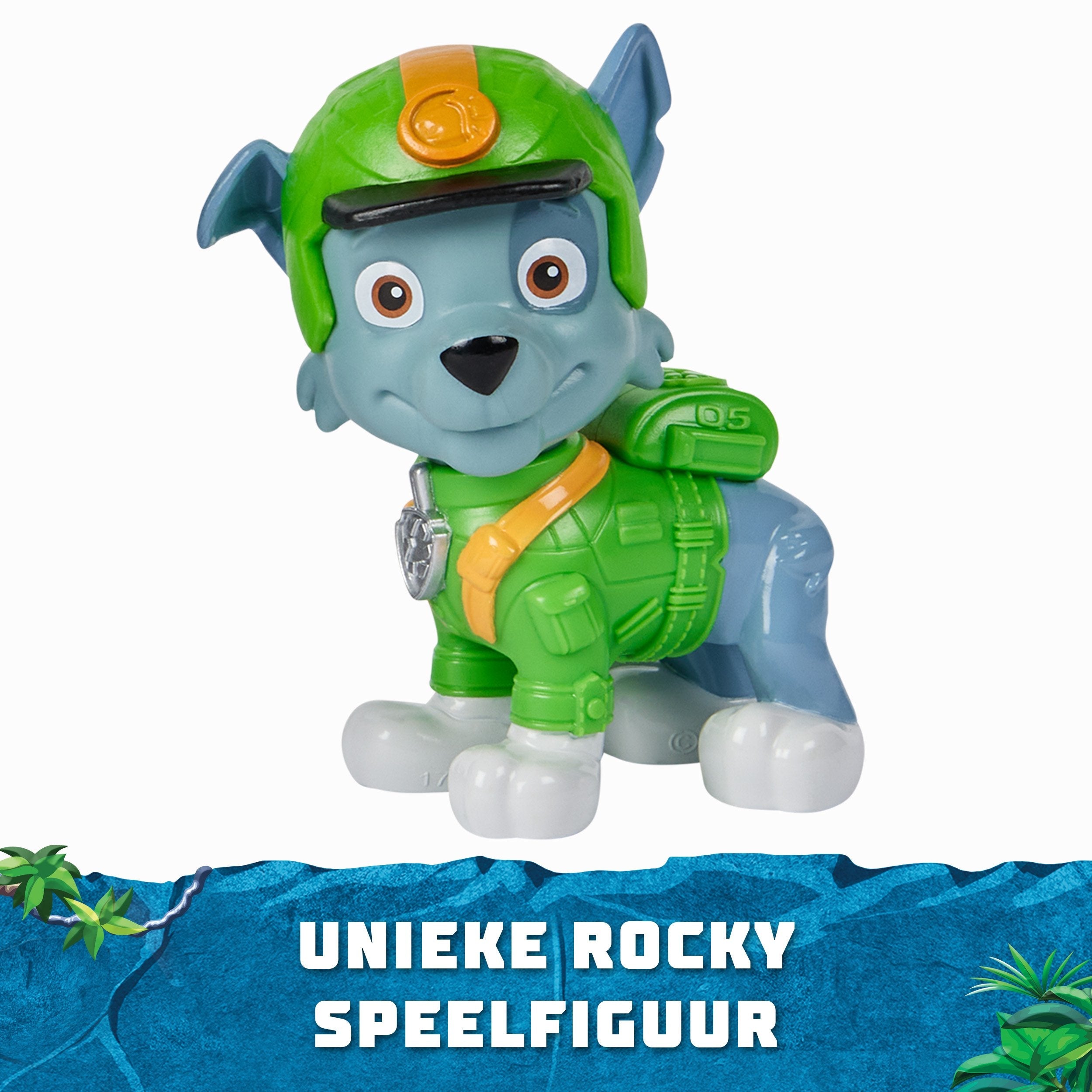 Spin Master Paw Patrol Jungle Pups - Vehículo De Tortuga Mordedora Con Vehículo De Juguete Con Figura Rocosa 6067763