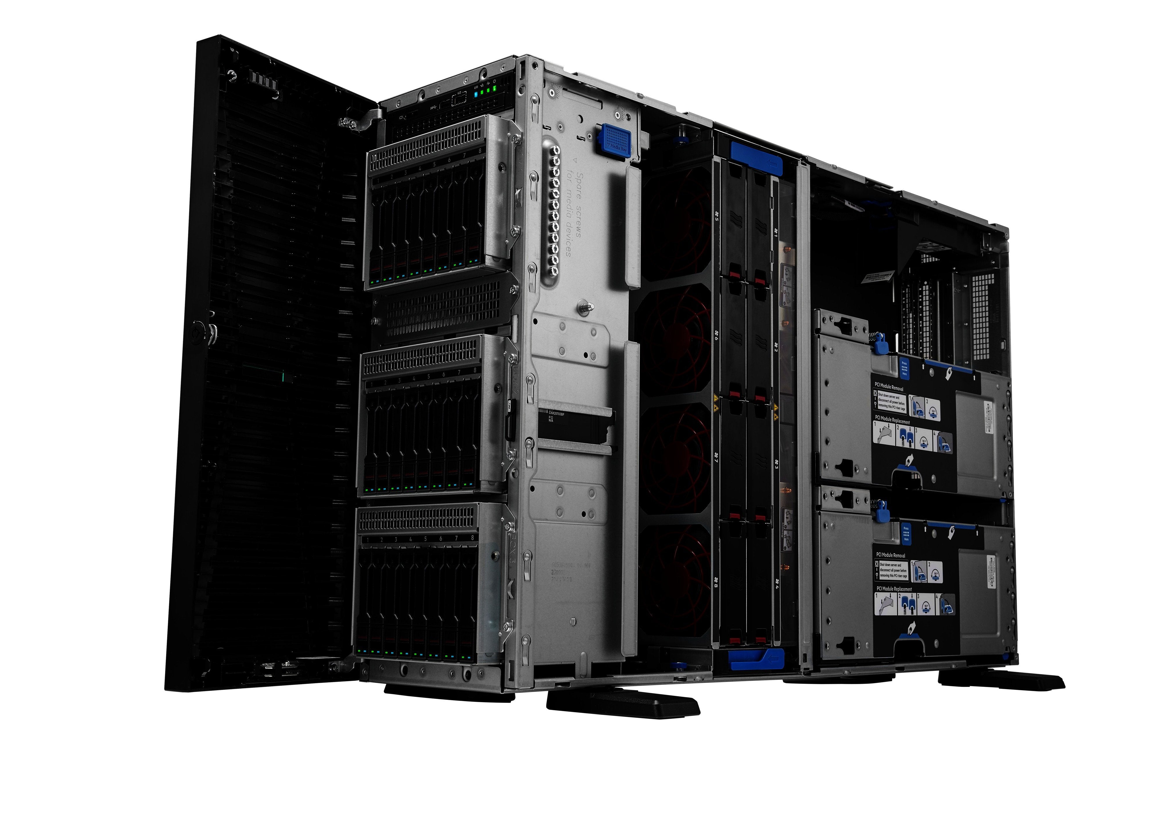 EAN 4549821642113 - HPE ProLiant ML350 Gen11 5515+ 3.2GHz 8c 1P 2x32GB-R 8SFF MR408i-o 2x480GB SSD 2x1000W PS EU Server servi imagen 4