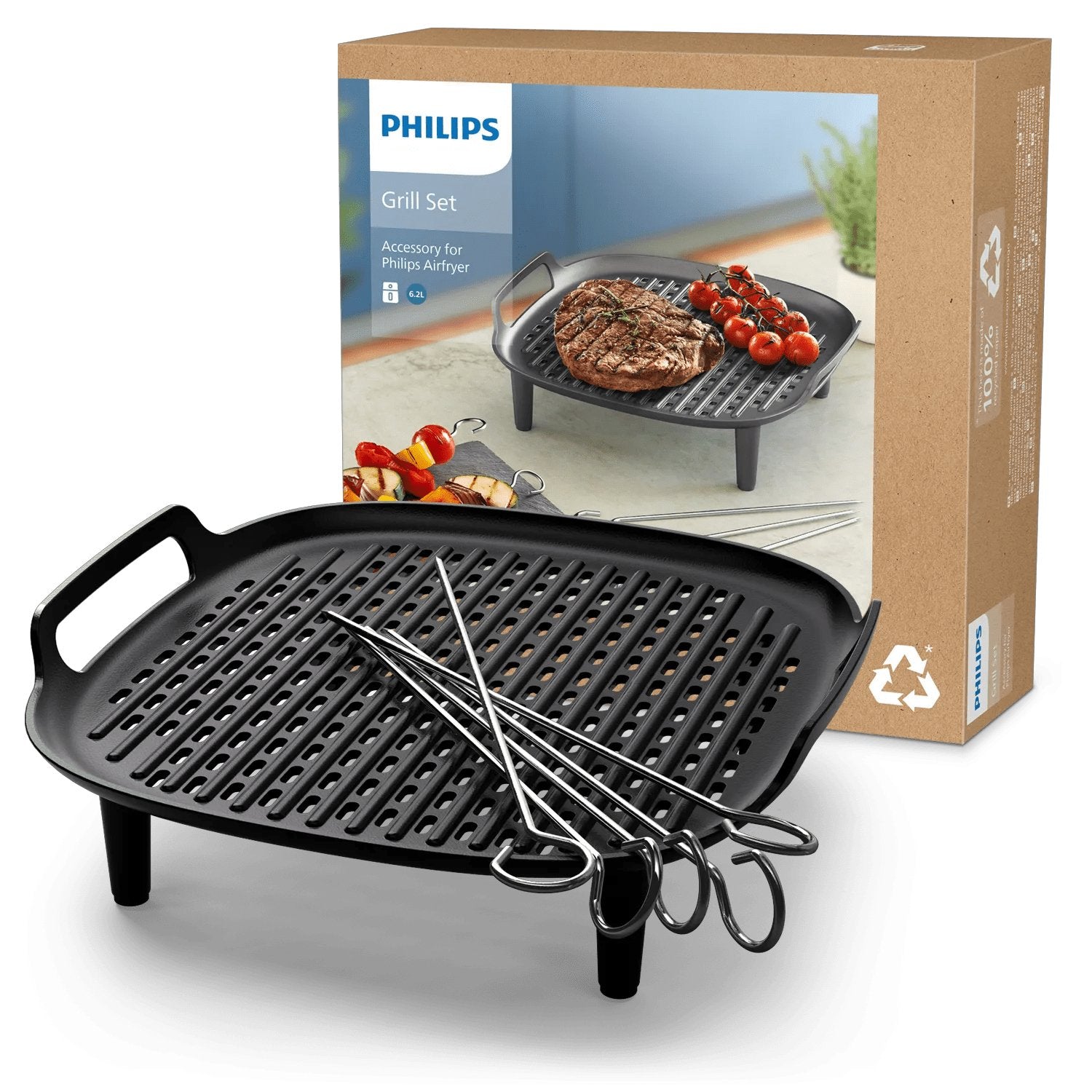 EAN 8720389055393 - Philips HD9946/00 accesorio para freidoras Fondo de grill y brochetas imagen 4