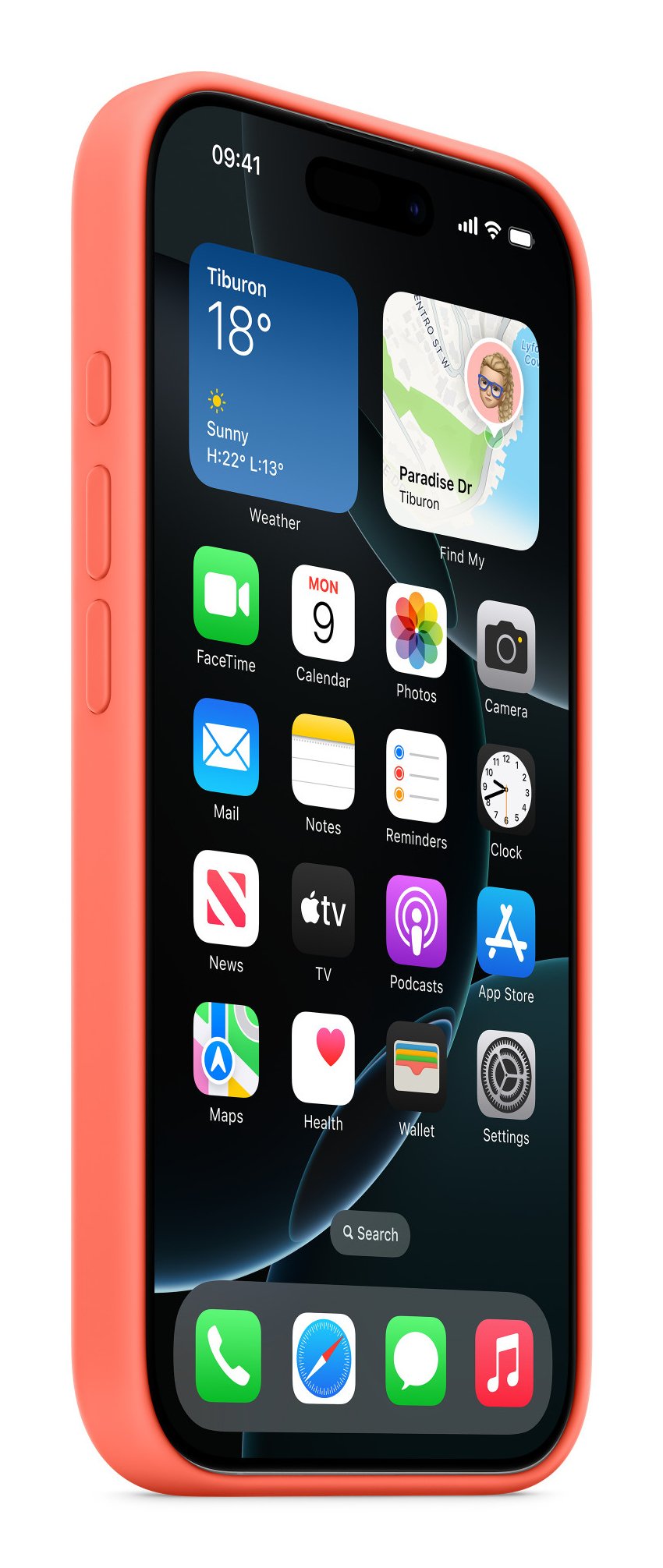 Funda Iphone 16 Pro Si Tangerine
