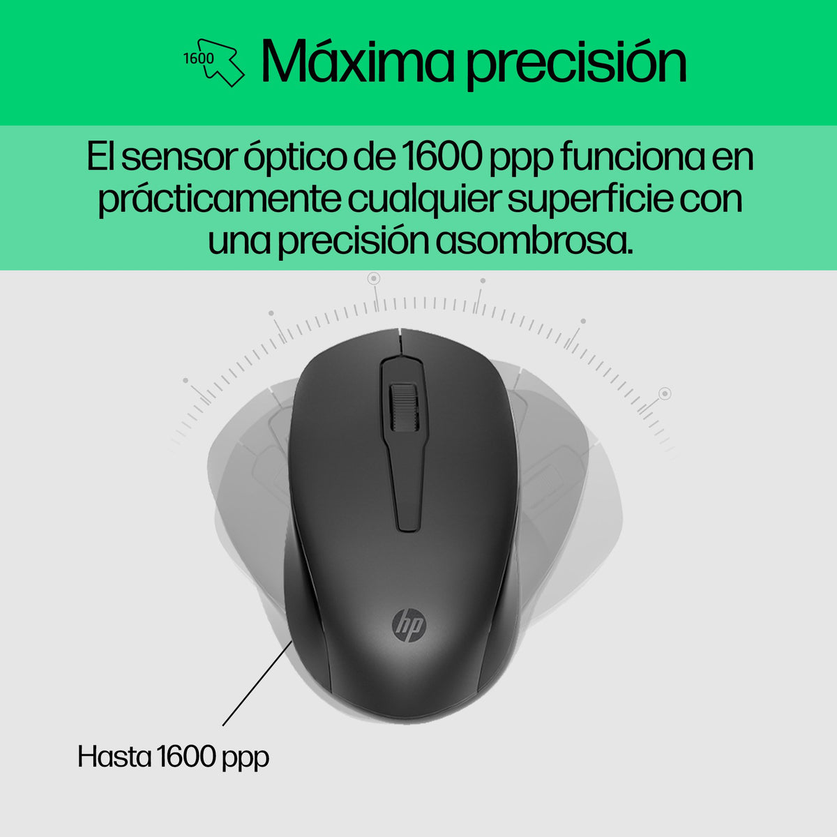 EAN 0195161923739 - HP 300 Wireless Mouse and Keyboard Combination teclado Ratón incluido Universal RF inalámbrico Negro imagen 4