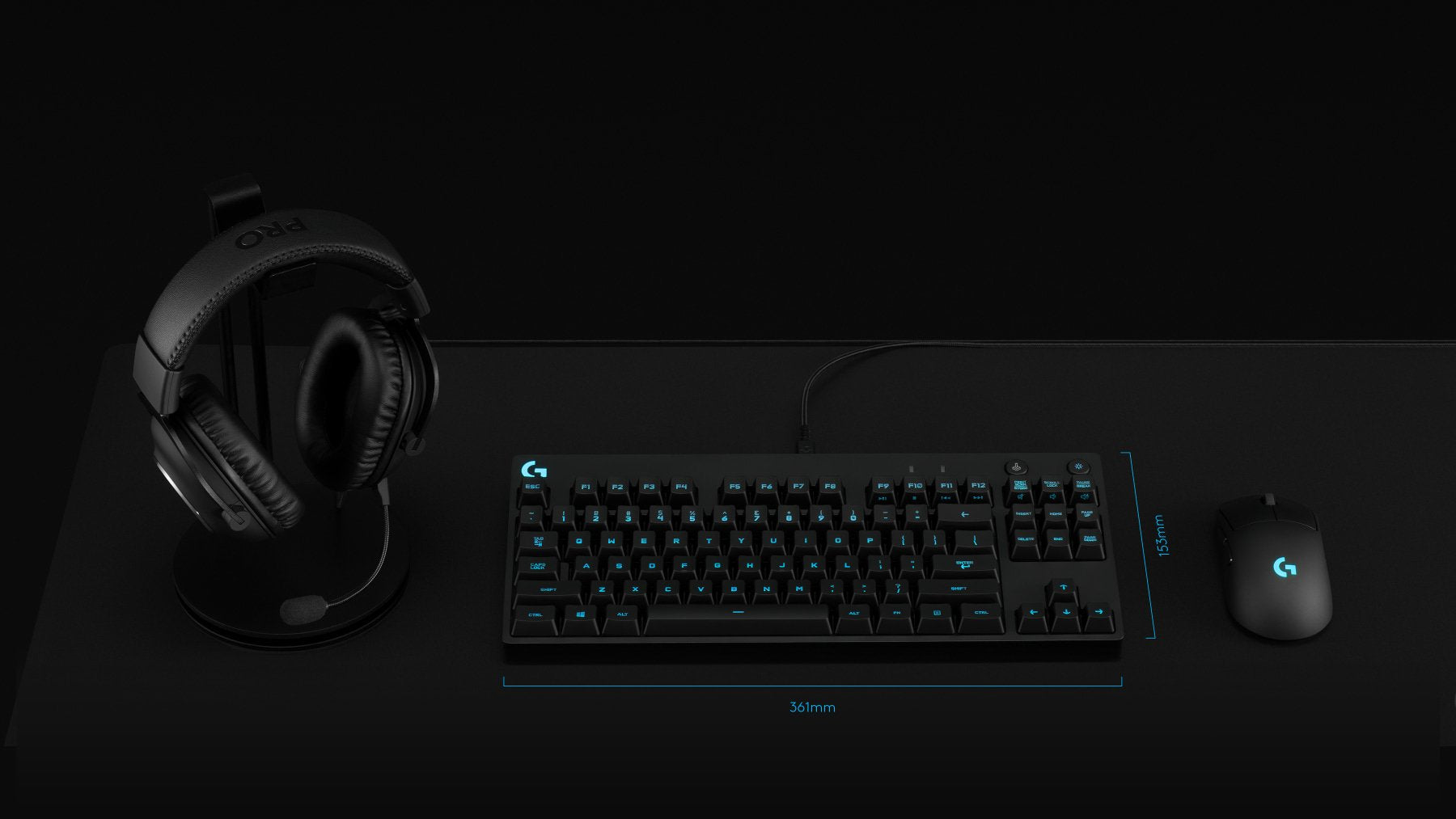 EAN 5099206087170 - Logitech G 920-009426 teclado Juego USB Inglés Negro imagen 8