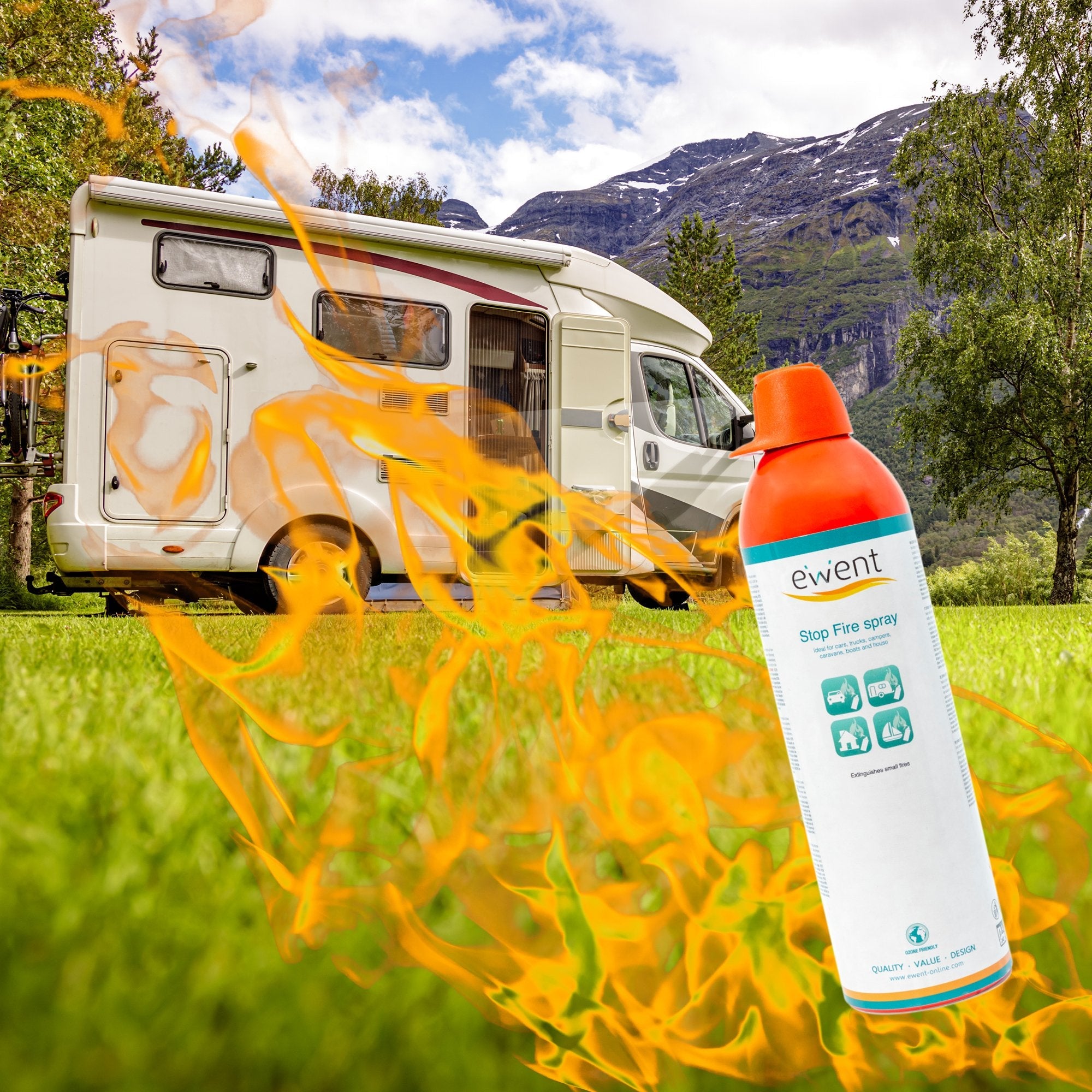 EAN 8054392619113 - Ewent EW5621 extintor de incendios Químico húmedo A, B, C, E imagen 7