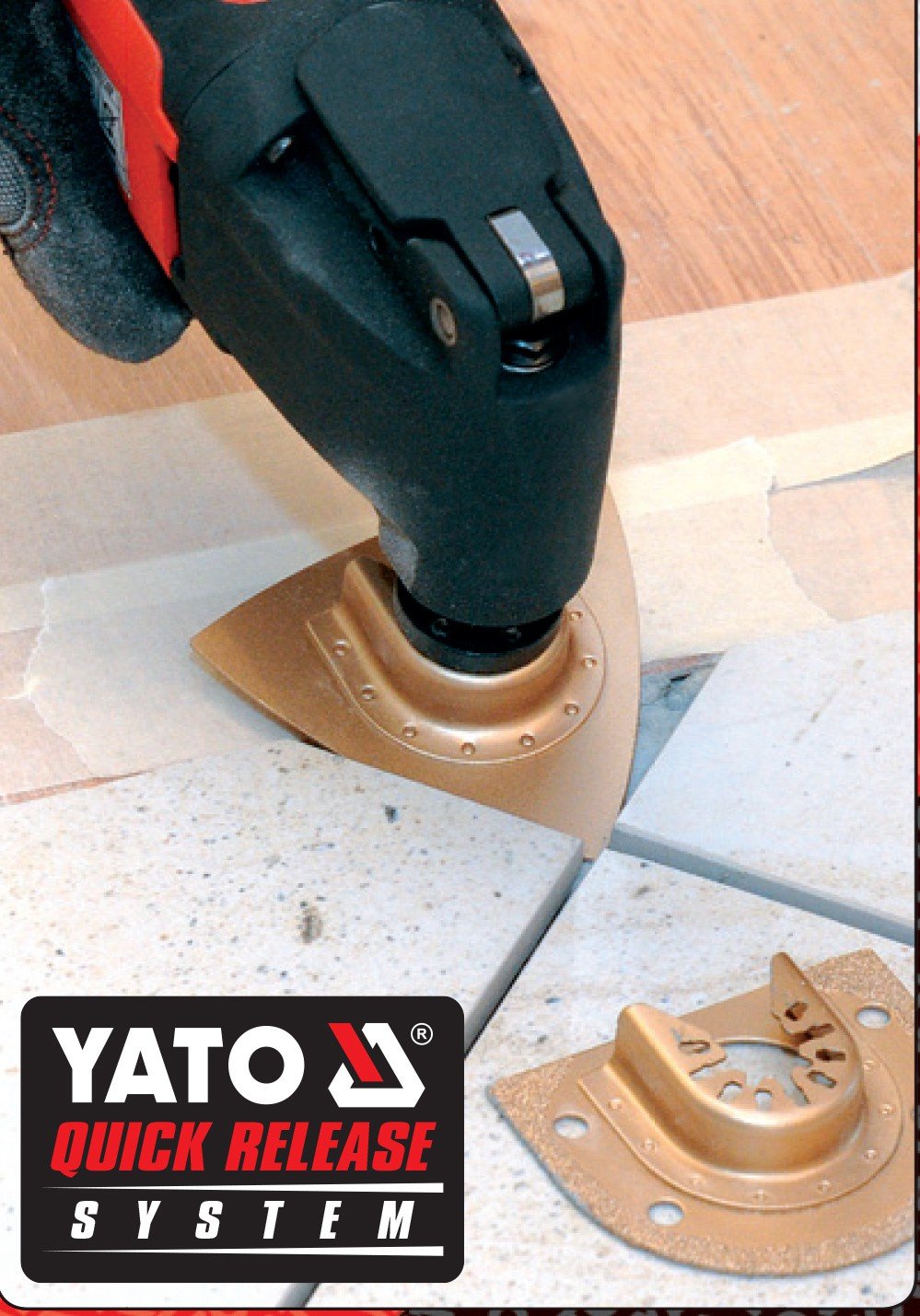 EAN 5906083822209 - Yato YT-82220 multiherramienta oscilante Negro, Rojo 300 W 22000 OPM imagen 7