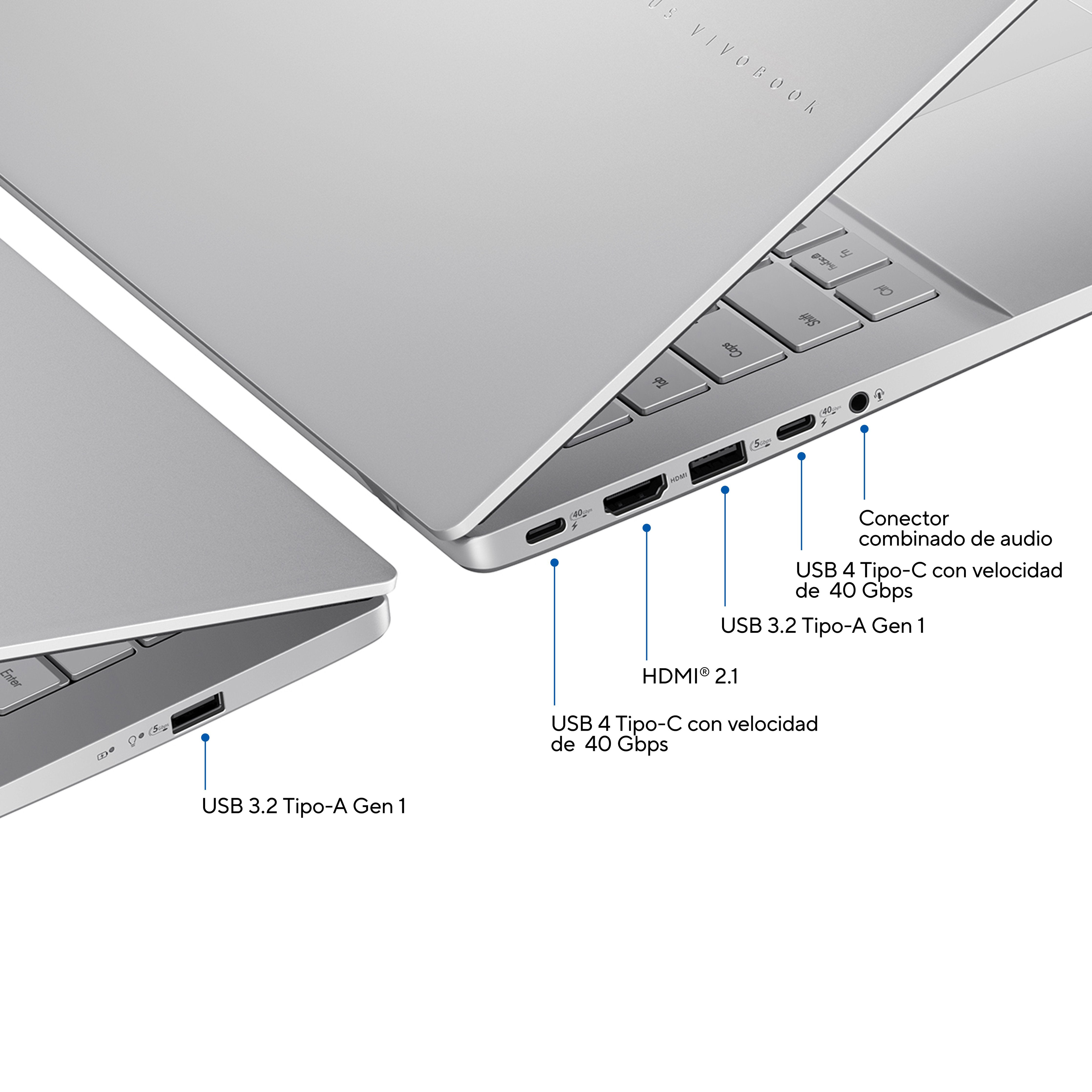 Portátil Asus Vivobook S14 S3407ca-Ly075w Intel Core Ultra 5-225h 16gb 1tb Ssd 14' Win11