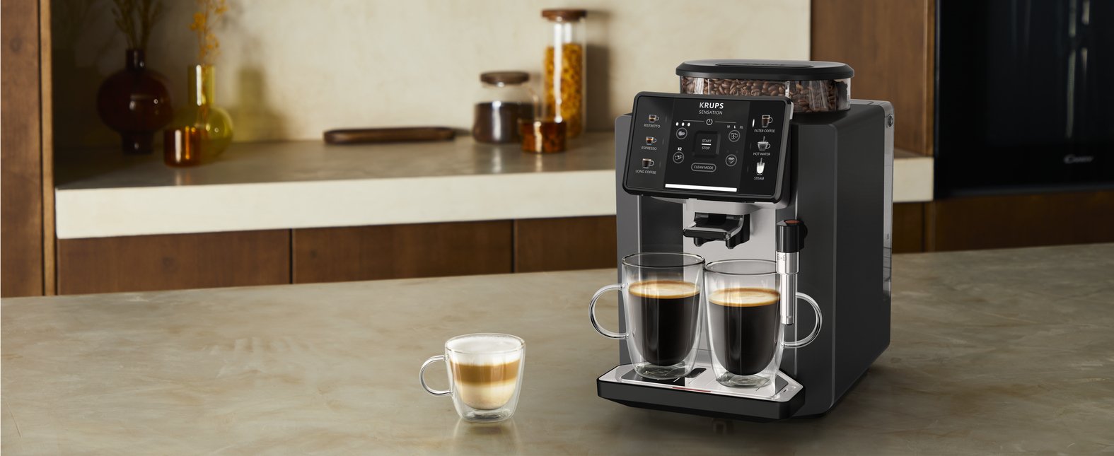 Cafetera Expreso Krups Sensation C10 1450w Negra