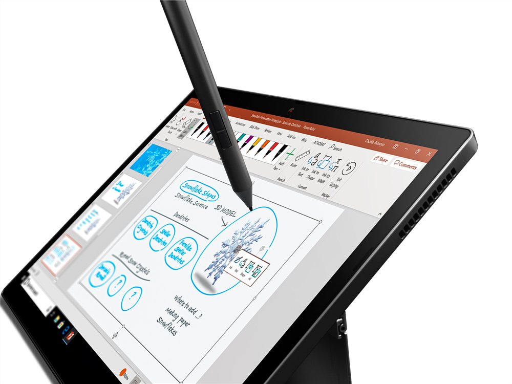 Lenovo Thinkpad X12 Detachable 20uw Tableta Con Teclado Desmontable Intel Core I5 1130g7 / 1.8 Ghz Win 10 Pro 64 Bits (Incluye Licencia De Win 11 Pro) Iris Xe Graphics De Intel 16 Gb Ram 512 Gb Ssd Nvme 12.3" Ips Pantalla Táctil 1920 X 128