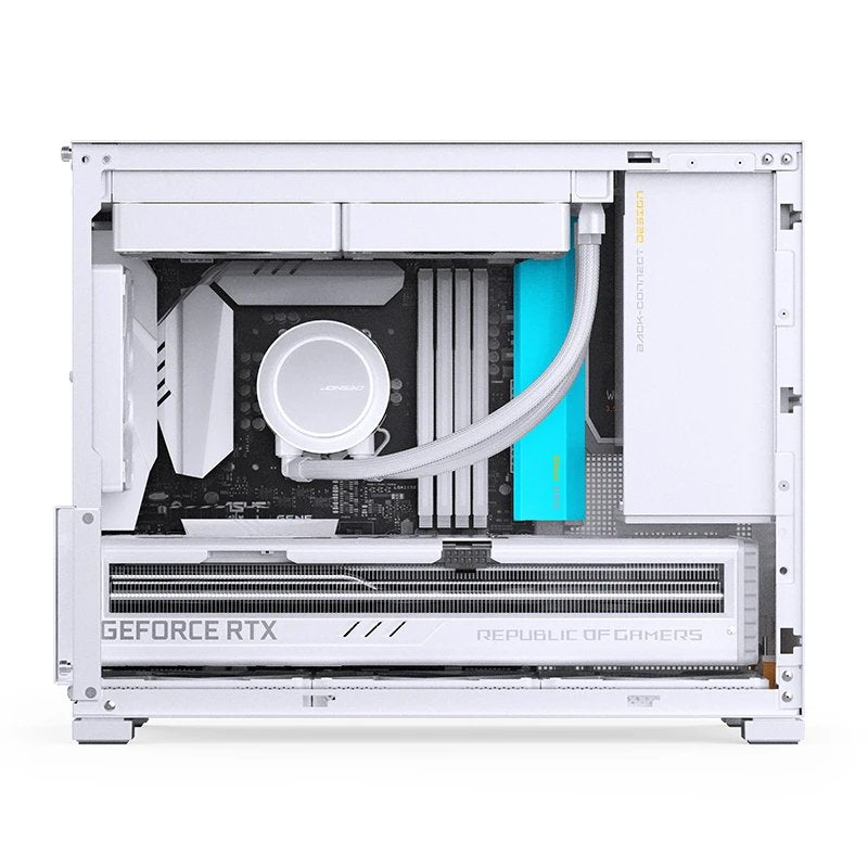 Jonsbo D32 Pro Blanco Pc-Gehäuse, Mini-Gehäuse, Matx, Tempered Glass - Weiss