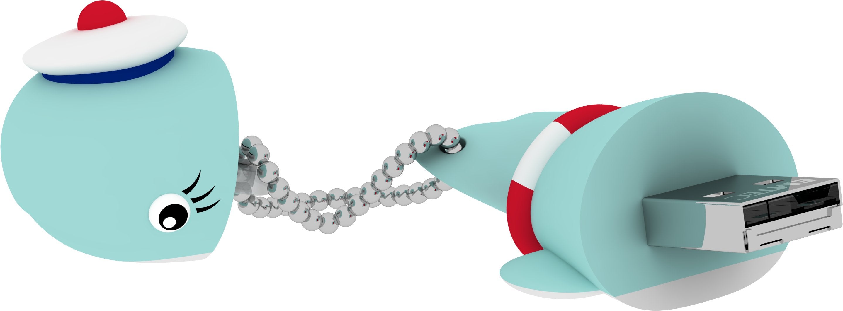 Usb Flashdrive 16gb Emtec Blister Animalitos (Sailor-Whale)