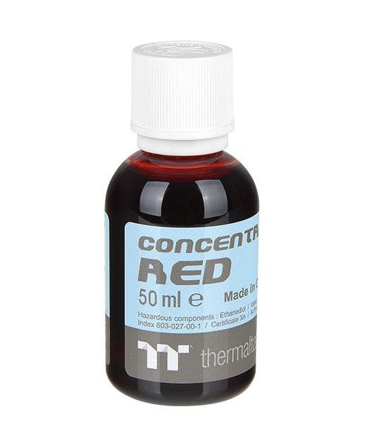 Thermaltake Premium Concentrate - Rojo (Paquete De 4 Botellas), Refrigerante