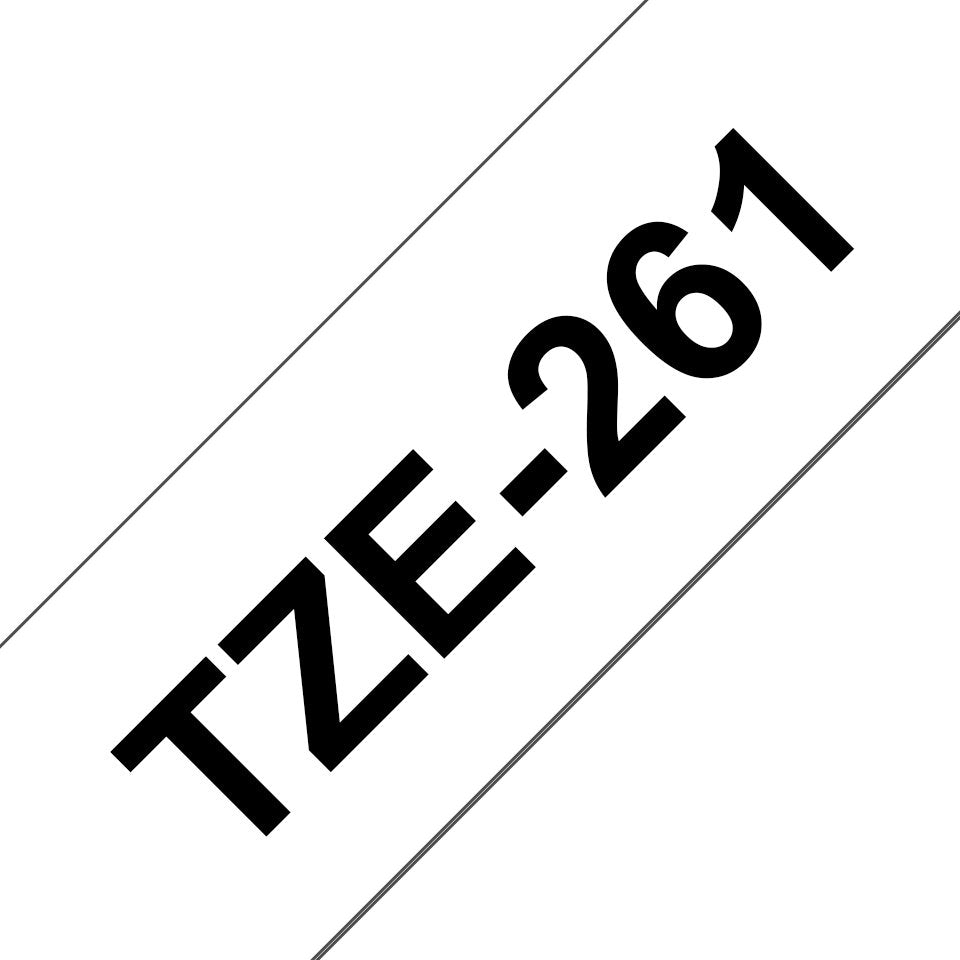 EAN 4977766685528 - Brother TZE-261 cinta para impresora de etiquetas Negro sobre blanco TZ imagen 1