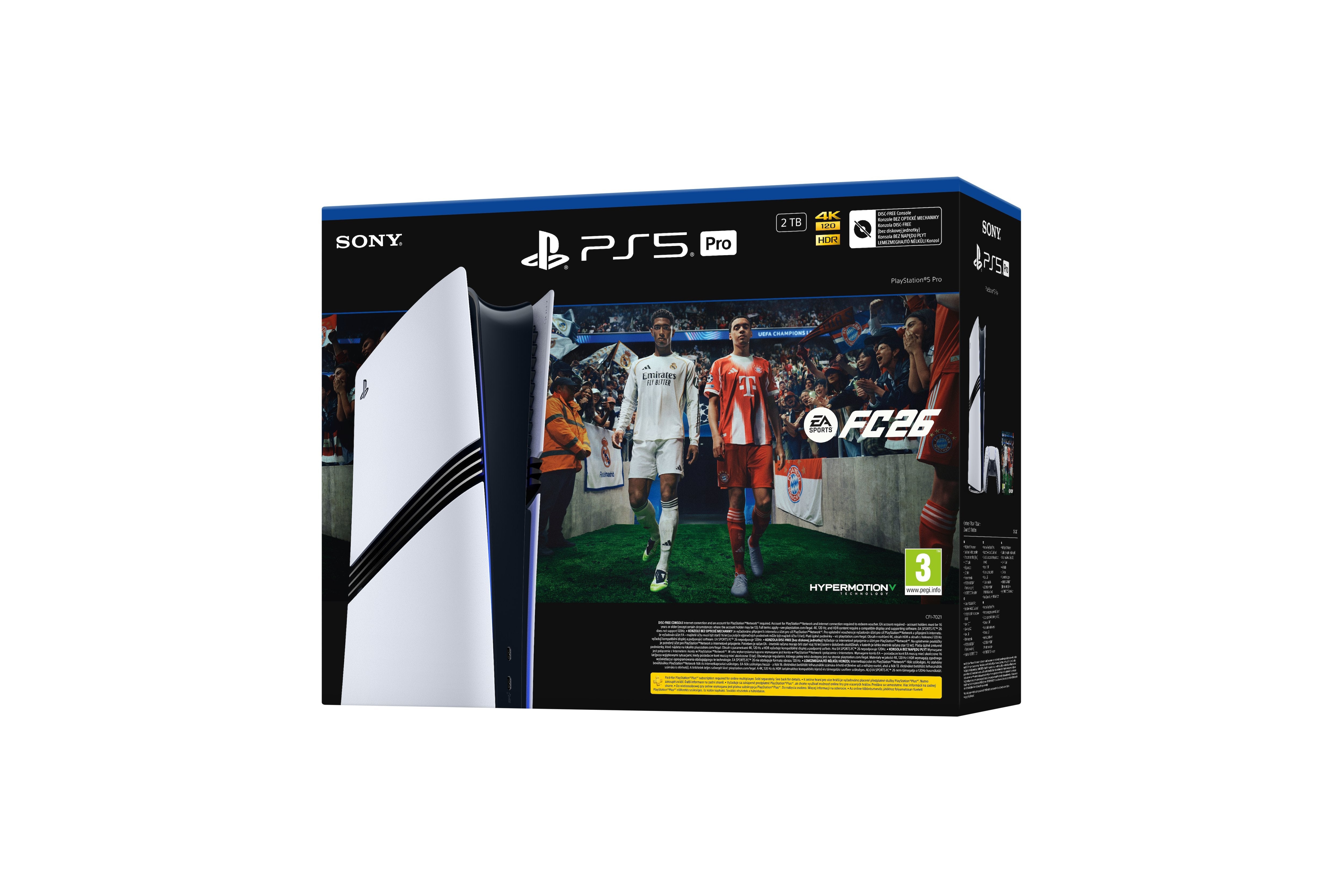Sony Playstation 5 Pro Fc26 Bundle 2 Tb Wifi Negro, Blanco