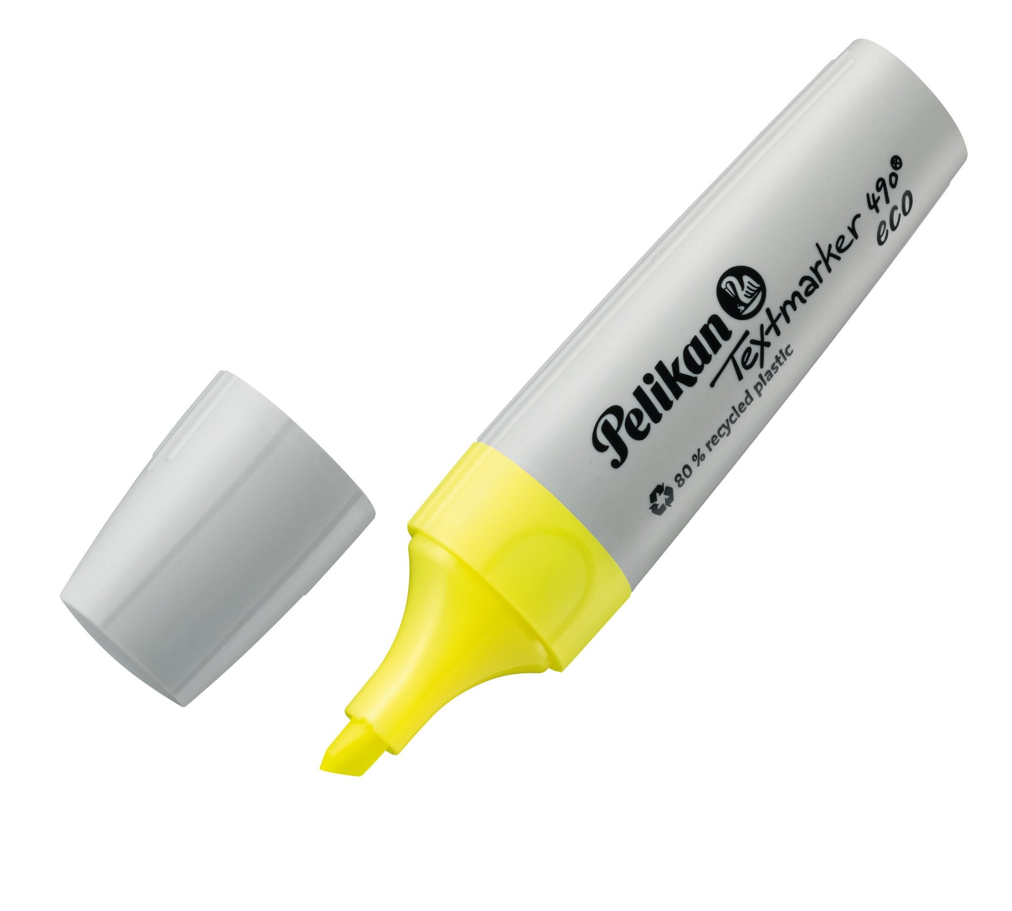EAN 4012700823403 - Pelikan Textmarker 490 eco marcador 1 pieza(s) Punta de cincel Amarillo imagen 4