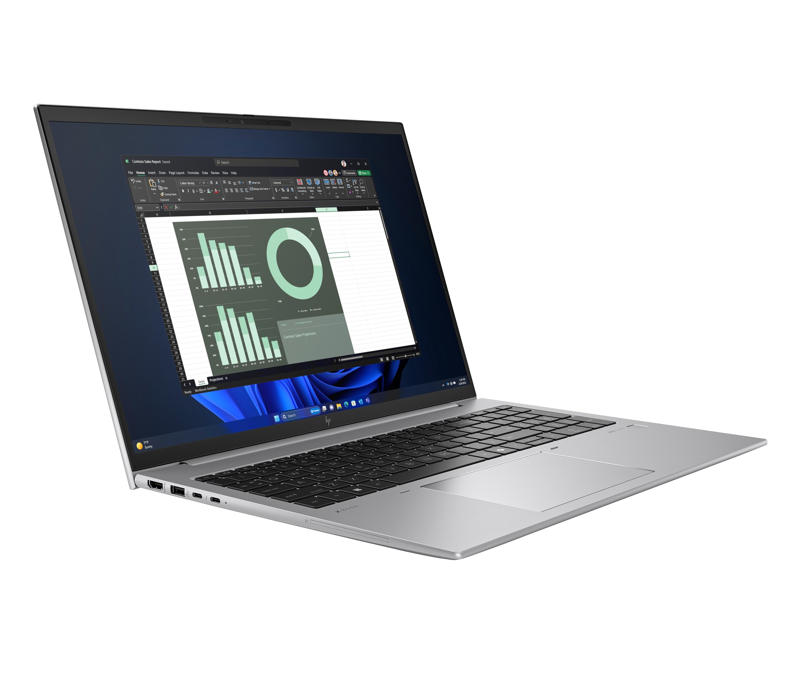EAN 198415371645 - HP ZBook Firefly G11 Intel Core Ultra 7 155H Estación de trabajo móvil 40,6 cm (16") 2.8K 32 GB DDR5-SDRAM imagen 2