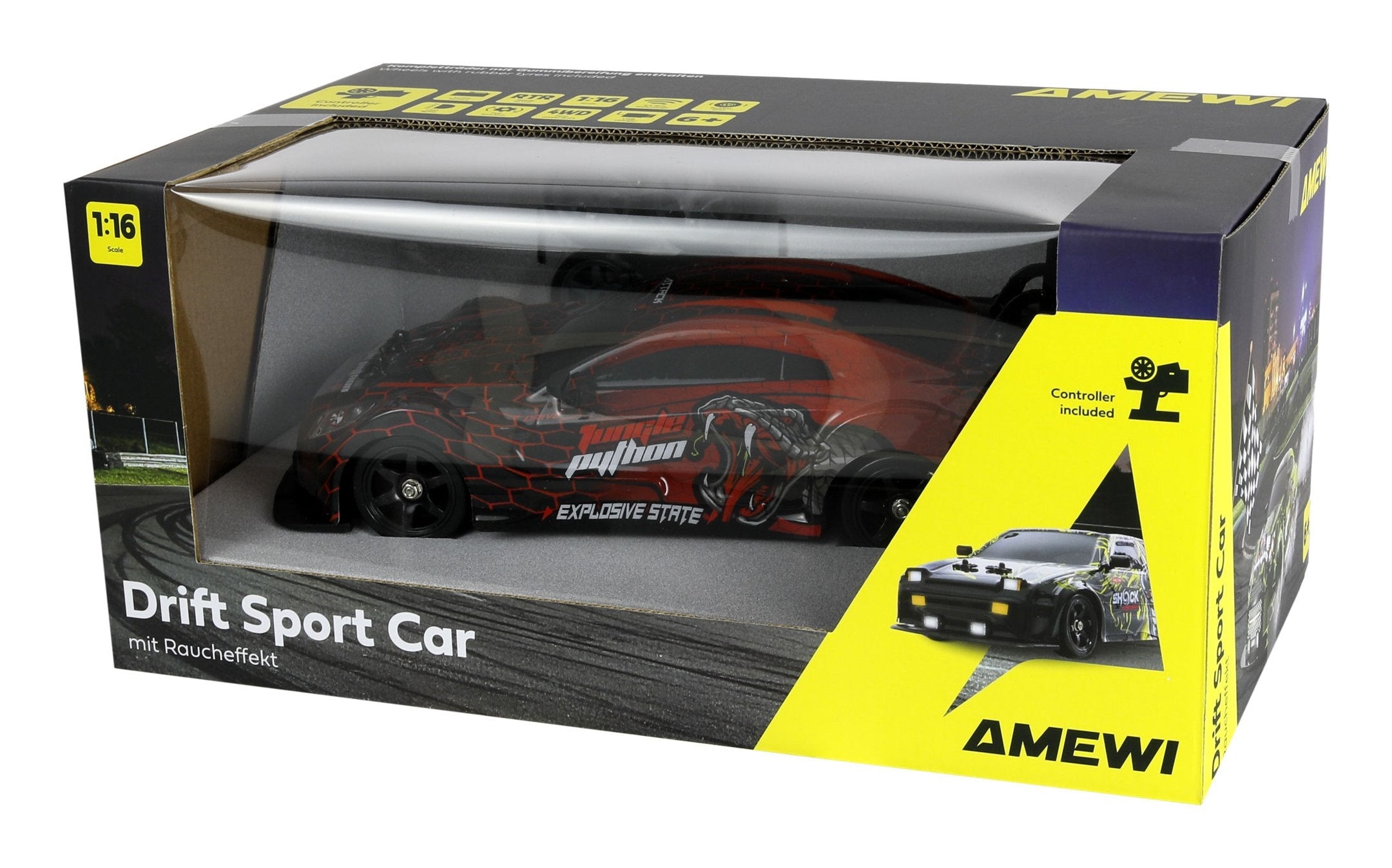 Amewi Rc Drift Sport Rot Verde