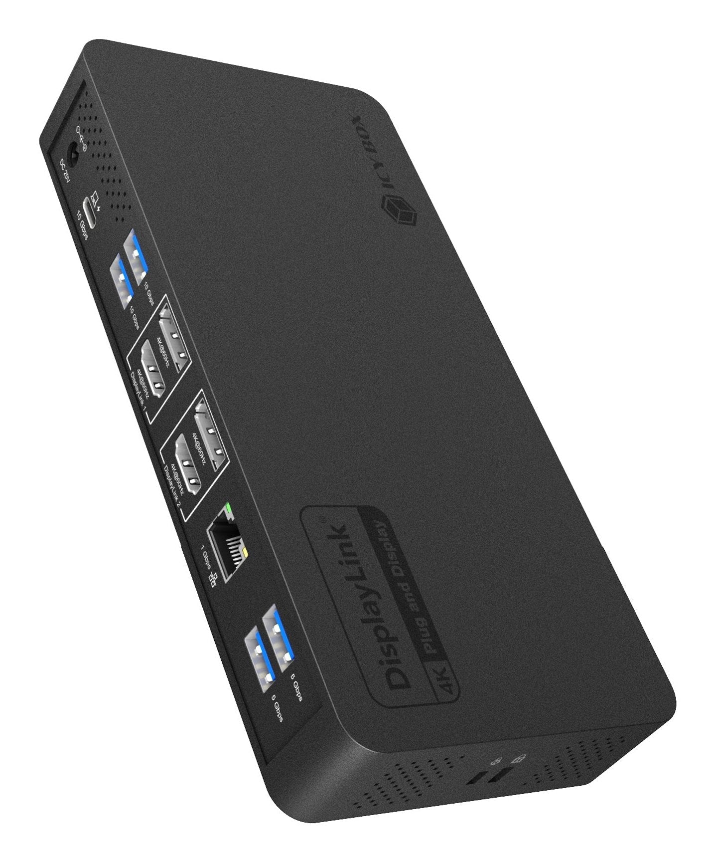 Dockingmation Icybox Heart Dock 2255 Zwei 4k@60hz Displays