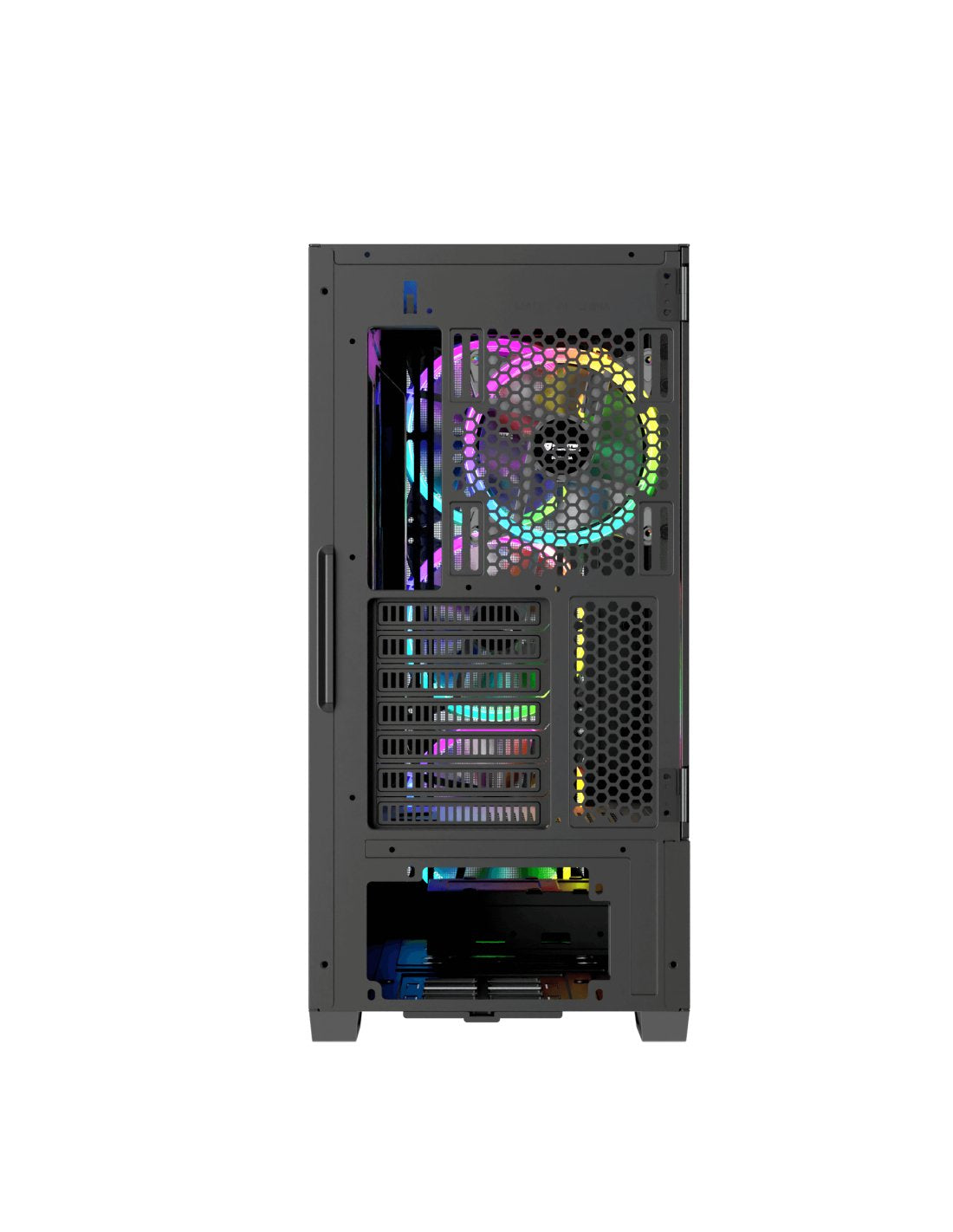 Nfortec Draco X Black Tempered Glass Usb 3.2 Black