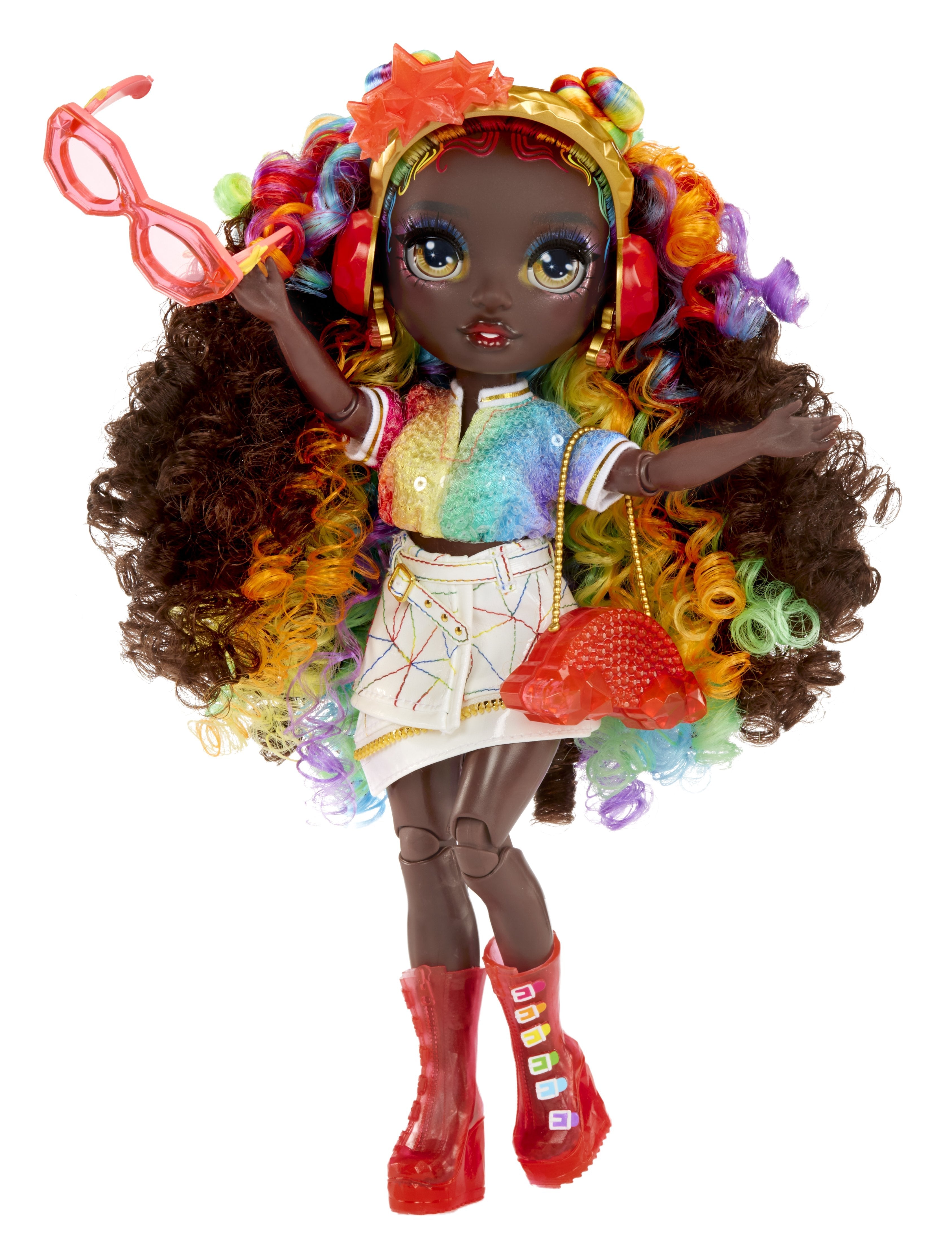 EAN 0035051121381 - Rainbow High Creative Crystals Fashion Doll- Iris Bow imagen 10