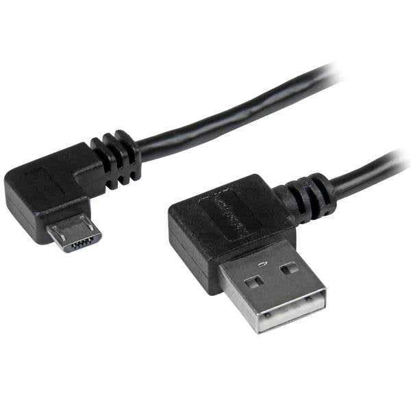 Startech Cable 2m Micro Usb Acodado A Derecha