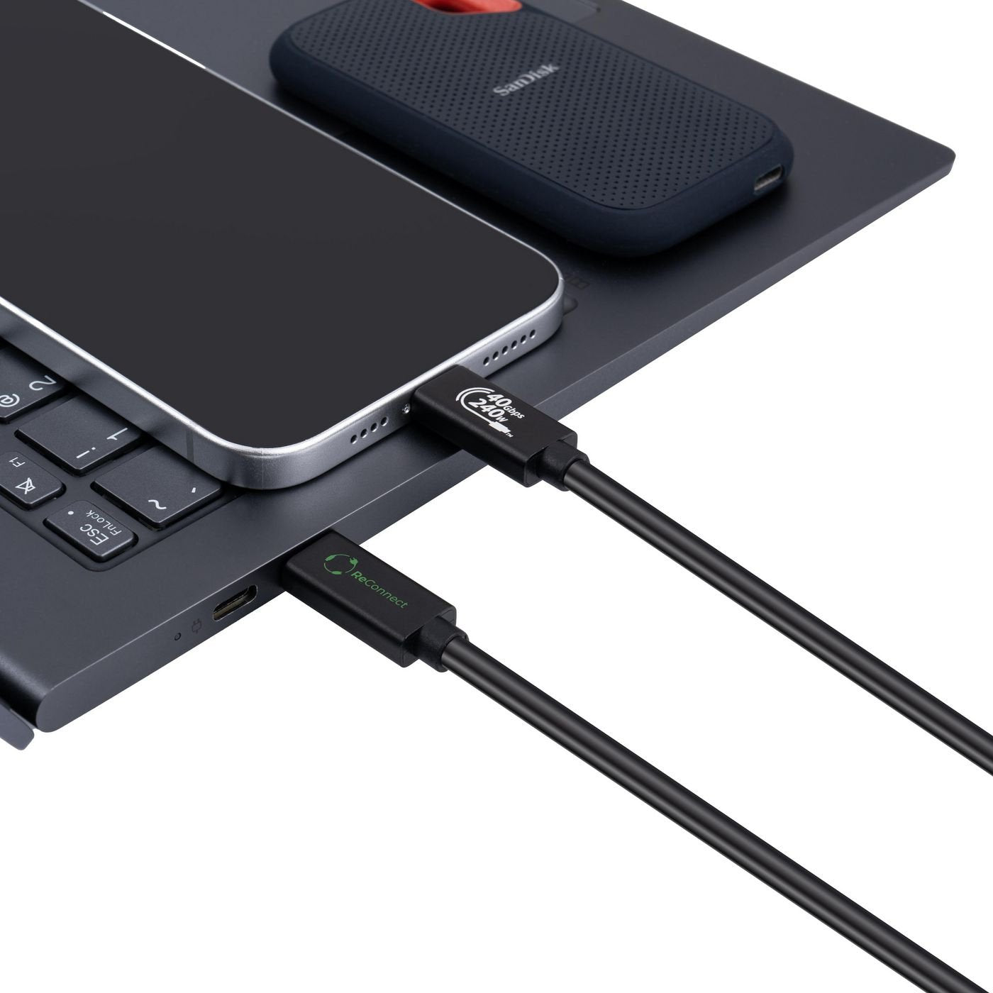 Reconnect Usb4 Gen 3x2 Cable,  0.5m
