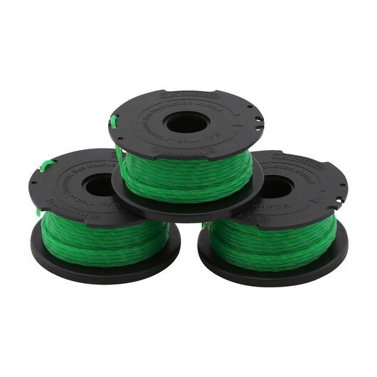 Carrete De Hilo Black+Decker Reflex A6486, Hilo De Corte 6 Metros, Ø 2mm, Pack Económico 2+1 A6486-Xj