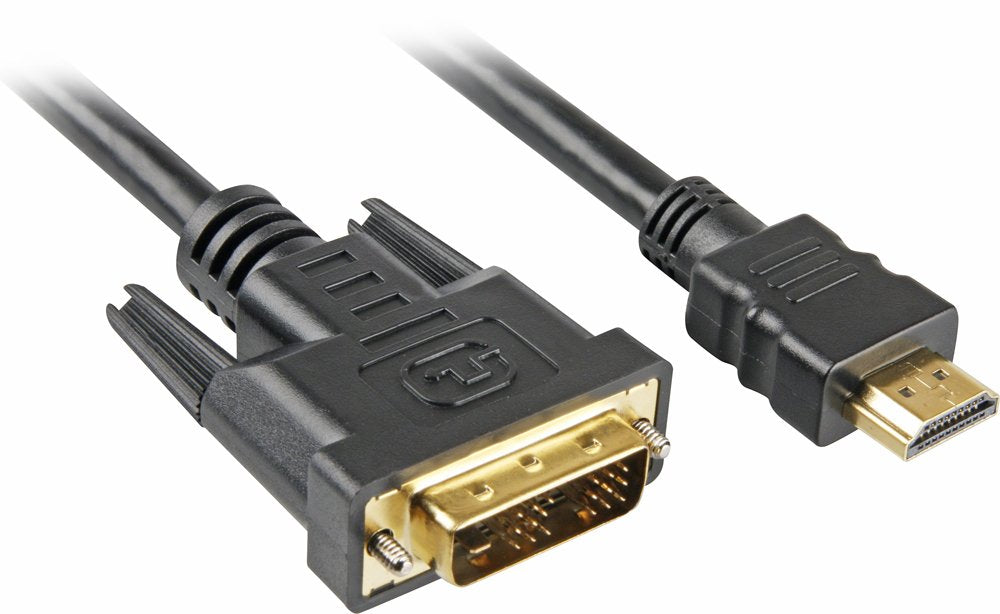 EAN 4044951009060 - Sharkoon 4044951009060 adaptador de cable de vídeo 3 m HDMI DVI-D Negro imagen 1