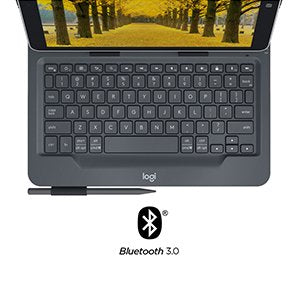Logitech Universal Funda Con Teclado Azerty (Frances) Bluetooth Negro 920-008338