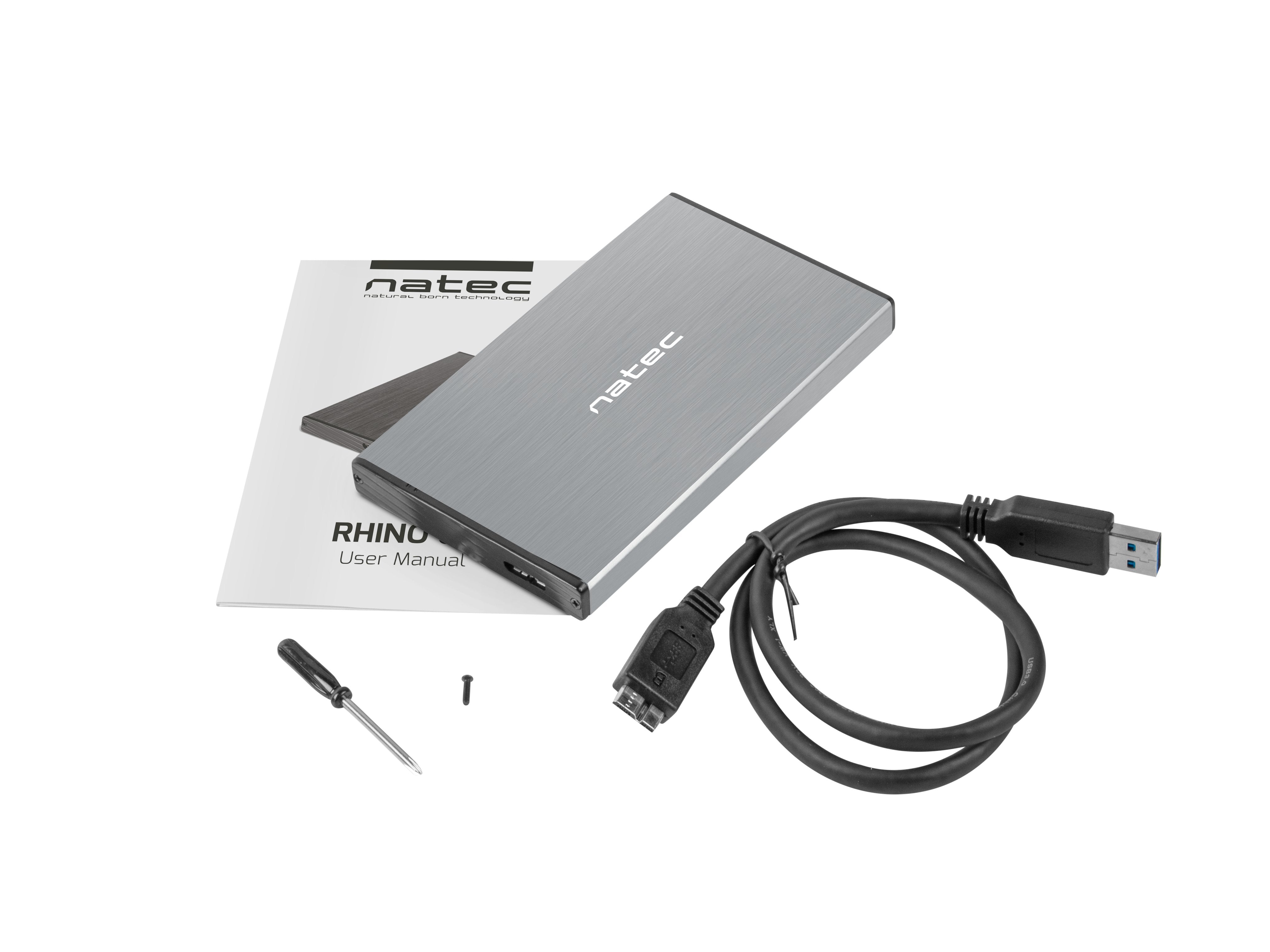 EAN 5901969412529 - NATEC Rhino GO Carcasa de disco duro/SSD Gris 2.5" imagen 6