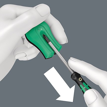 Wera 9740 Juego De Llaves Acodadas Con Inserto De Espuma 1, 20 Piezas, Destornillador Negro/Gris, En Inserto De Espuma Para Carro De Taller
