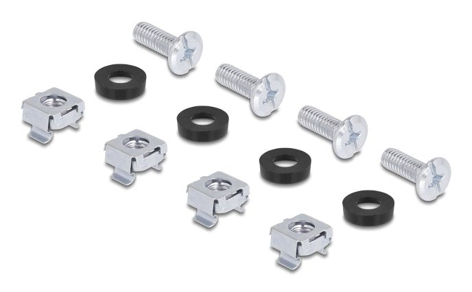 Delock Universelles Rack Montage Set 2 Piezas Negro