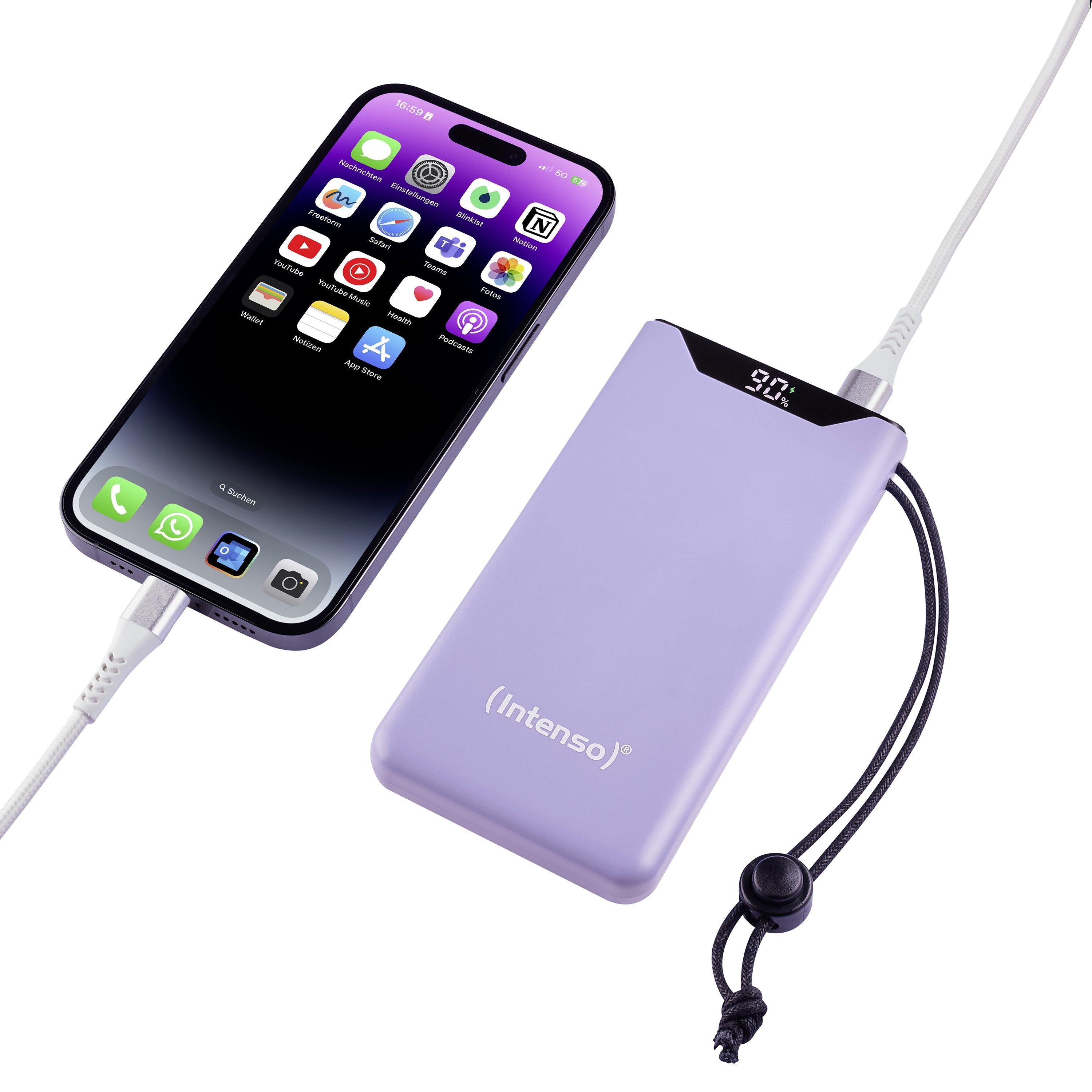 EAN 4034303034284 - Intenso 7332033 batería externa Polímero de litio 10000 mAh Púrpura imagen 5