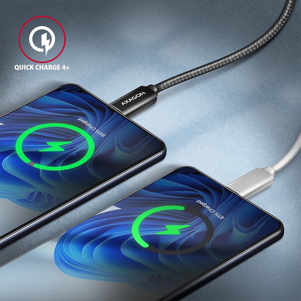 Axagon Bucm432-Cm10ab Cable Usb 1 M Usb4 Gen 3x2 Usb C Negro
