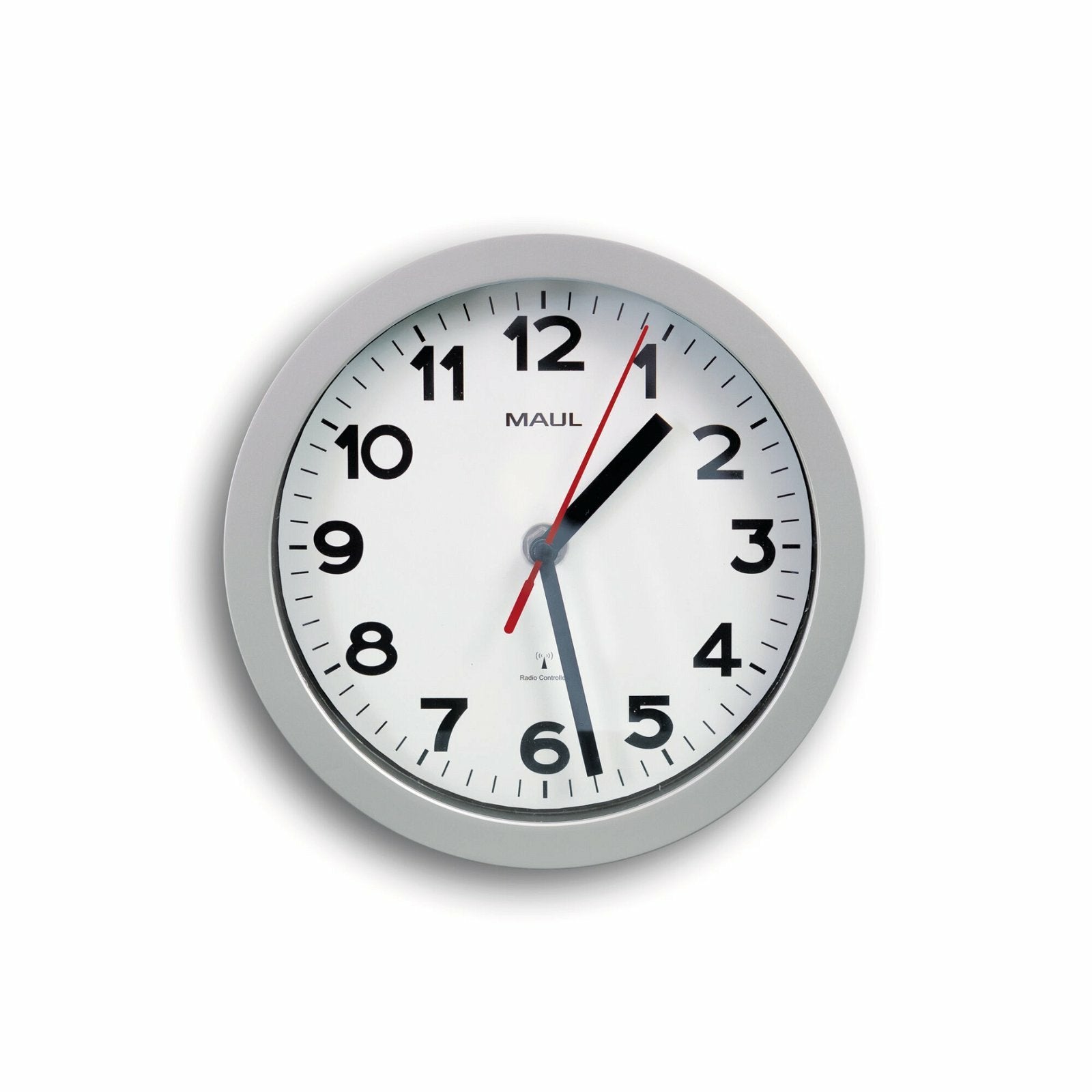 Maul Wanduhr Maulmep, 20 Cm, Funkuhr, Inkl. Batt., Plata
