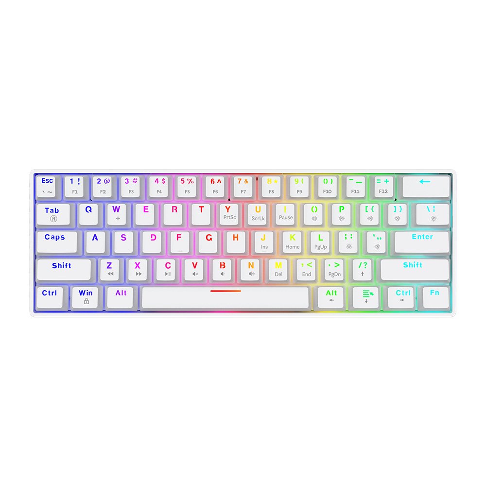 EAN 5901986048732 - Savio WHITEOUT X2 BROWN teclado Universal USB QWERTY Internacional de EE.UU. Blanco imagen 1