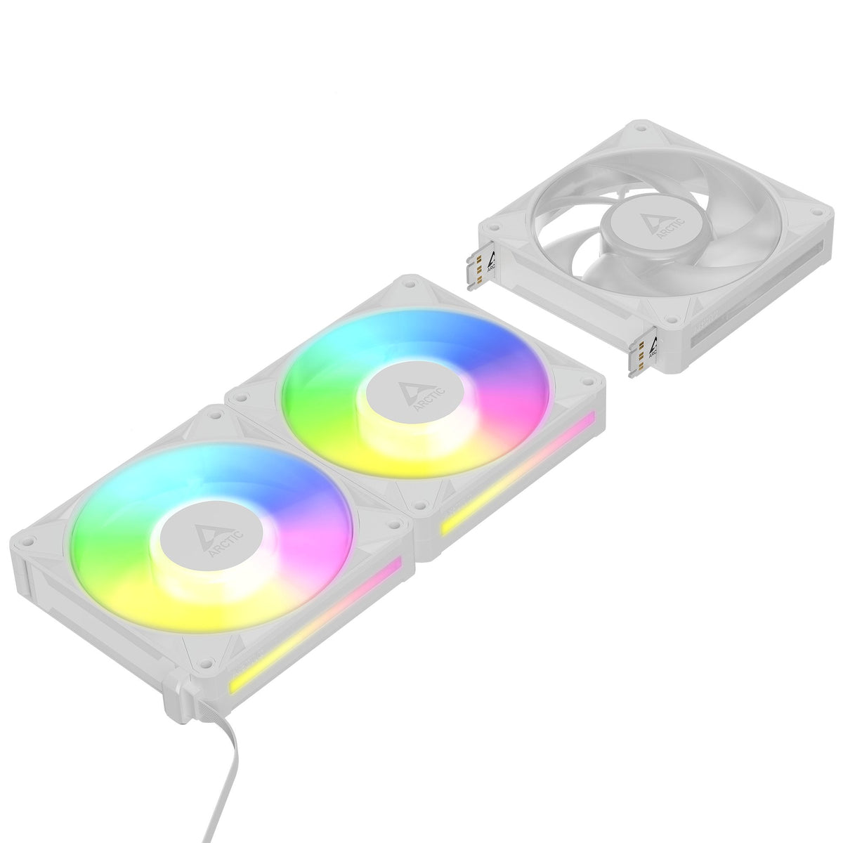 Arctic Bionix P12 A-Rgb (Blanco Blanco, Pack De 3, 120 Mm) Acfan00338a
