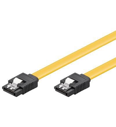 EAN 5711045025167 - Microconnect SAT15005C6 cable de SATA 0,5 m SATA 7-pin Amarillo imagen 1