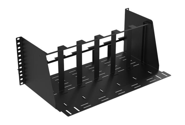 19" 4u Shelf For Mini Pc Rack  Mounting For 6 Pcïs Console