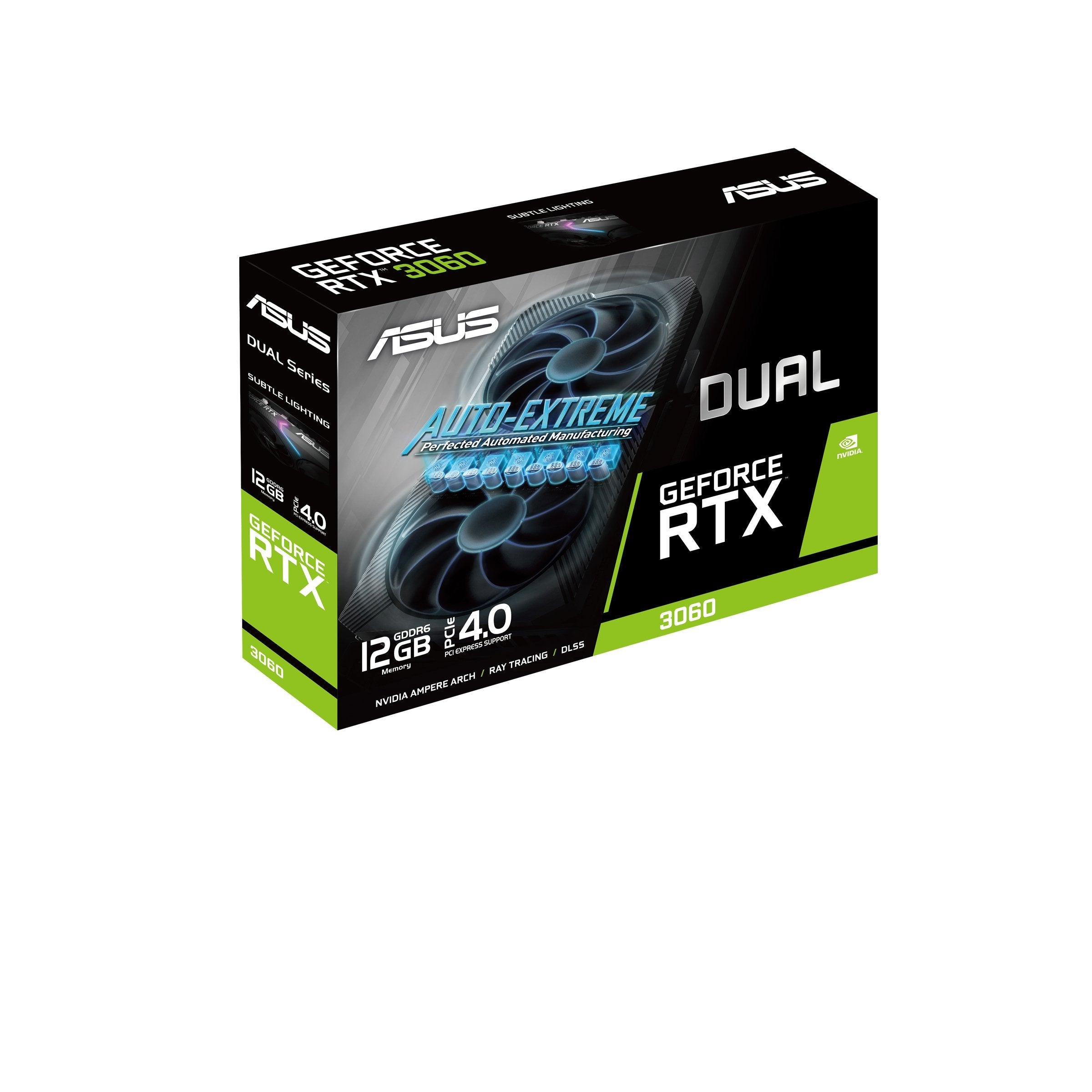 Vga Asus Dual-Rtx3060-12g-V2 (12gb, Hdmi, Dp, Activo)