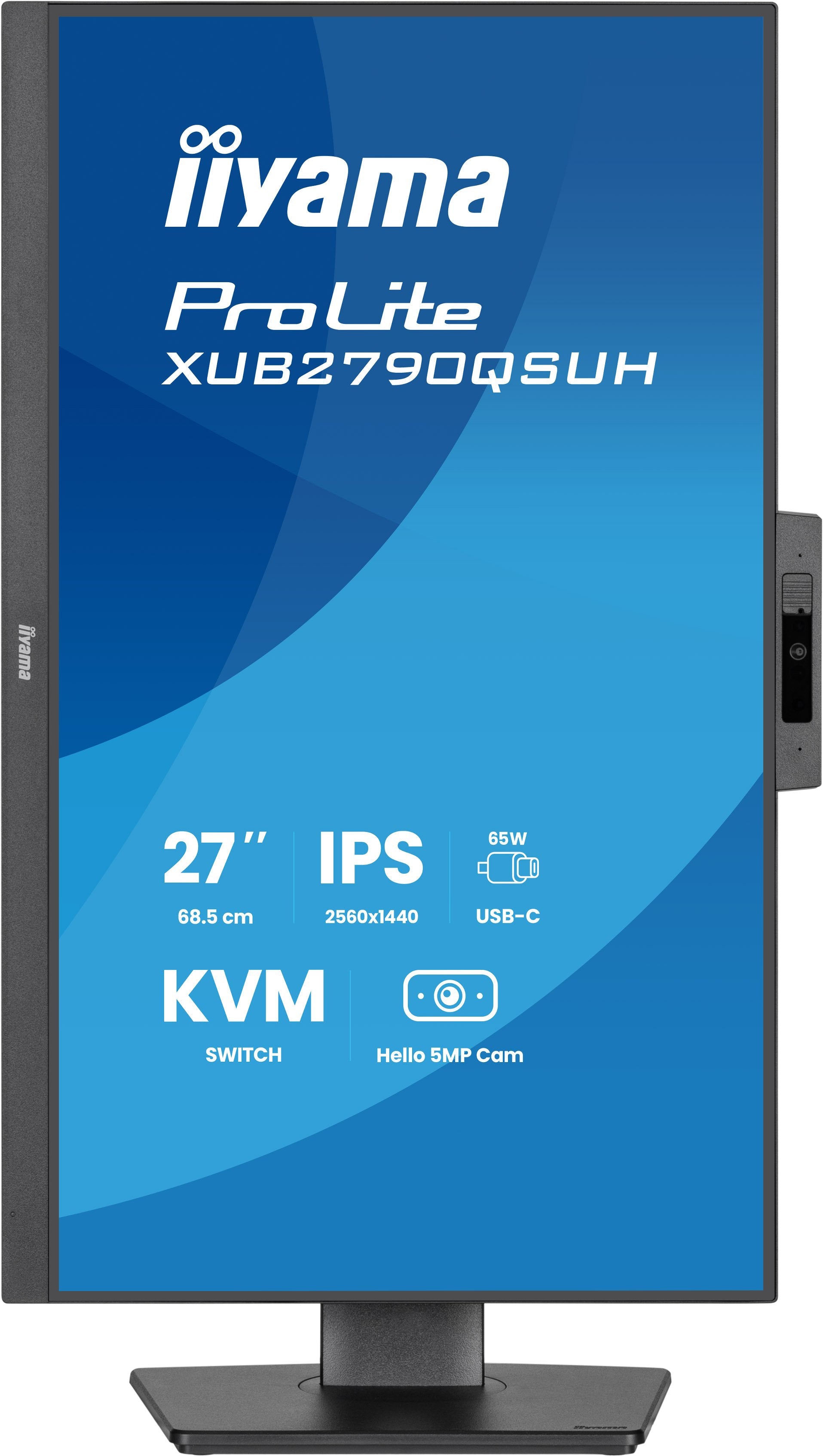 EAN 4948570125524 - iiyama ProLite XUB2790QSUH-B2 pantalla para PC 68,6 cm (27") 2560 x 1440 Pixeles Wide Quad HD LED Negro imagen 3