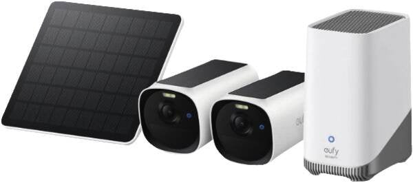 Eufy E8144323 Kit De Videovigilancia Inalámbrico Y Alámbrico