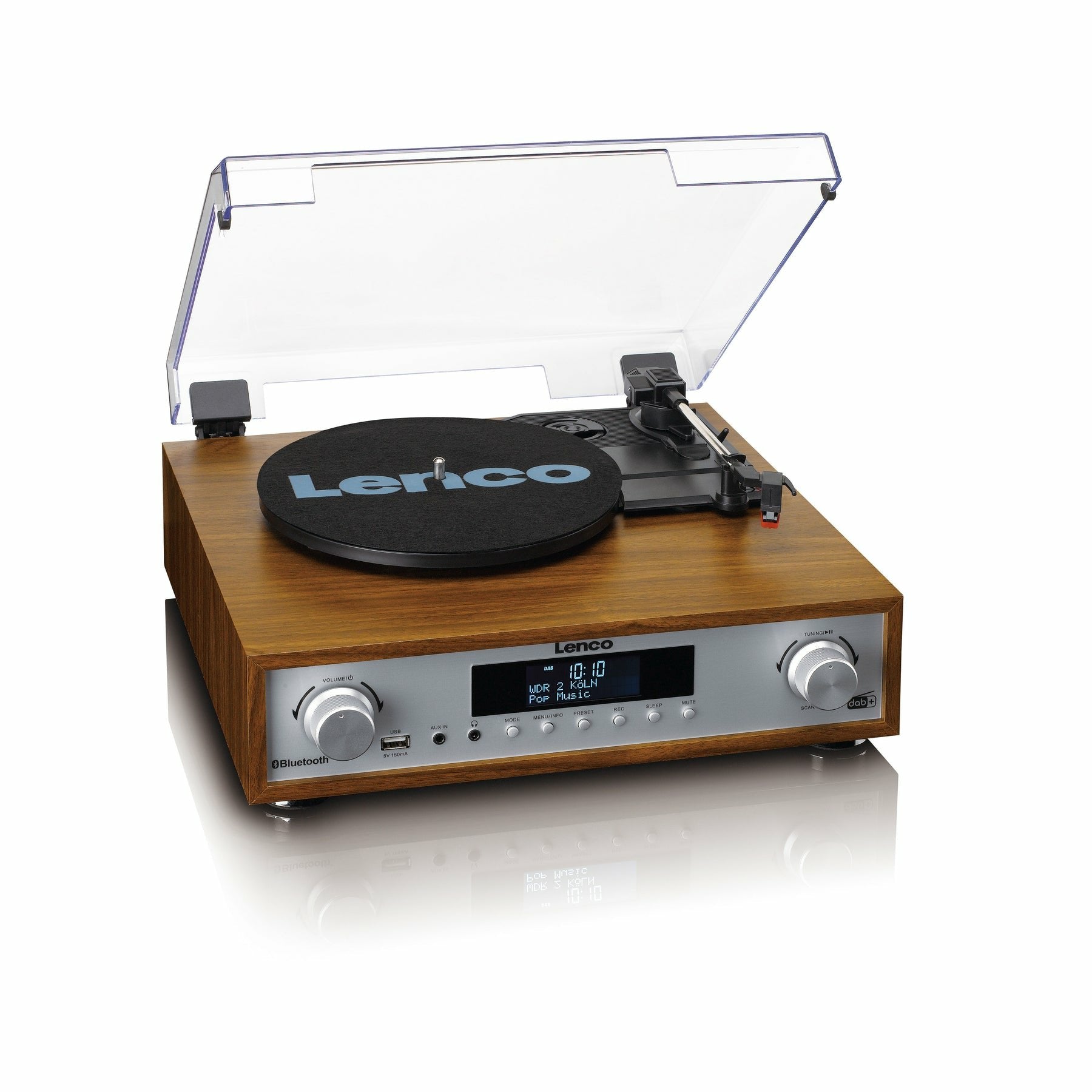 Tocadisco  Lenco Mc-160wd Wood