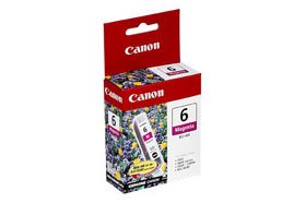 Tinta Original Canon  Bci-6m Magenta Para Bjc-8200, I560, I860, I900d, I9100, I950, I960, I9900, Pixma Ip3000, Pixma Ip4000, Pixma Ip4000r, Pixma Ip5000, Pixma Ip6000d, Pixma Ip8500, Pixma Mp750, Pixm