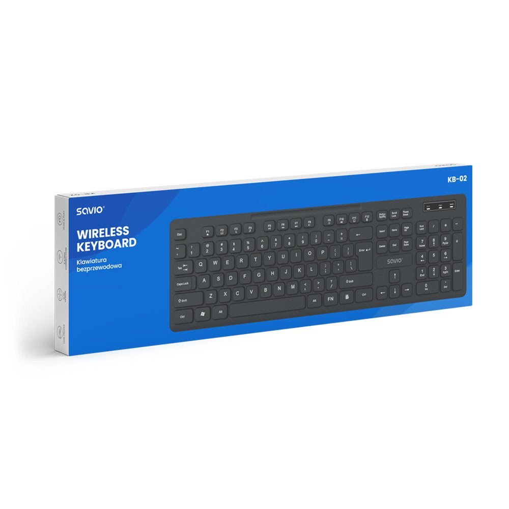 EAN 5901986048855 - Savio KB-02 teclado Hogar / Oficina USB QWERTY Negro imagen 5