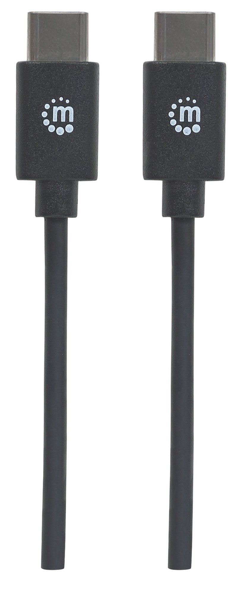 Manhattan Cable Usb 2.0 C 2m Hi-Speed Usb 2.0 Tipo C 480 Mbps 2 M Negro