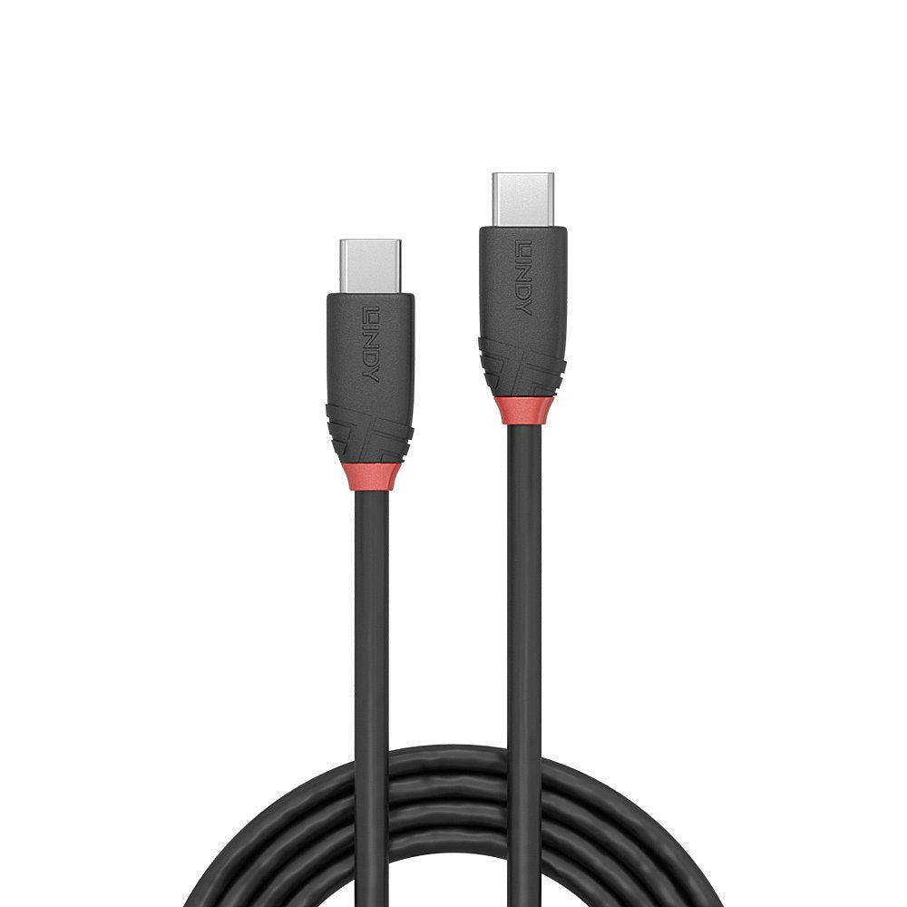 Lindy Usb 3.1 Cable Typ C/C 3a Negro Line M/M 0.5m