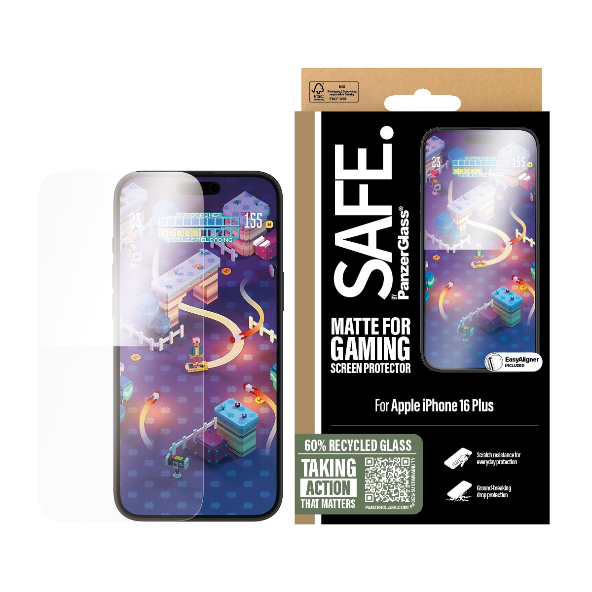 EAN 5715685002946 - PanzerGlass SAFE. by ® Gaming Screen Protector iPhone 16 Plus | 15 Plus | Ultra-Wide Fit Protector de pan imagen 2