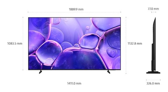 Samsung Ue85u8072fu Crystal Uhd Smart Tv 216 Cm 85 Zoll